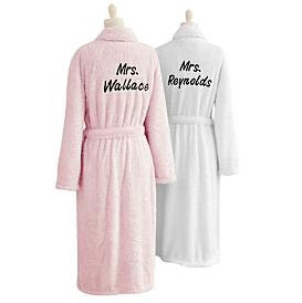 Personalized Chenille Robes