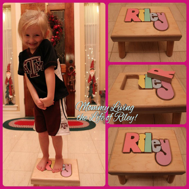 Personalized Puzzle Step Stool