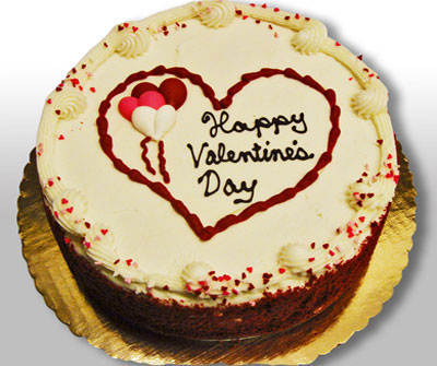 Valentine's Day Red Velvet Cake