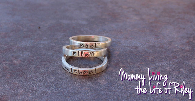 Personalized Stacking Rings