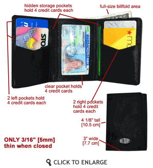 Big Skinny Wallet of YOUR CHOICE