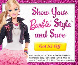 Show Your Barbie Style and Save