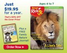 Introducing Ranger Rick Jr. Magazine ~ The Perfect Gift for Younger Animal Lovers